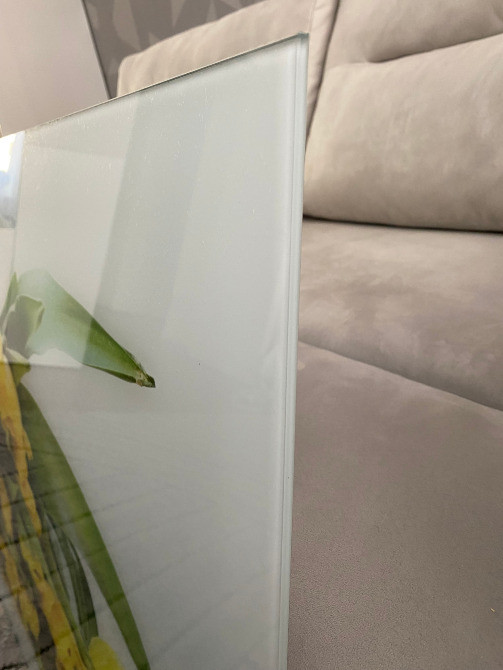 Картина на склі, жовті тюльпани Киев - изображение 1