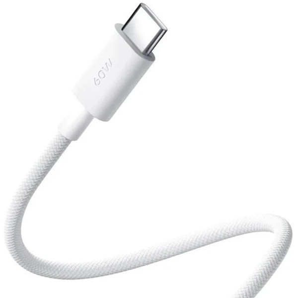 Кабель Xiaomi Braided Type-C to Type-C 3A 1m White (BHR0878GL) (Код товару:43479) Харків - зображення 2