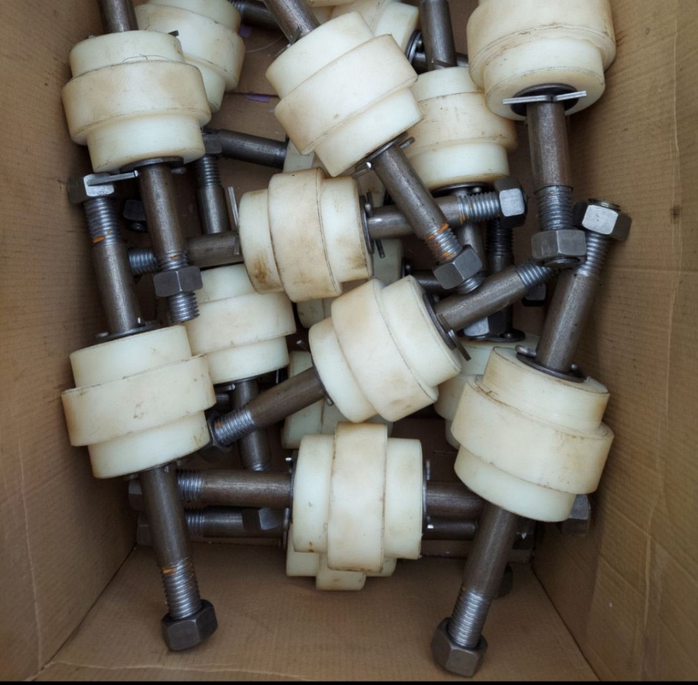 Поддерживающие ролики для цепного транспортеров, полимерные от производителя Київ - зображення 2