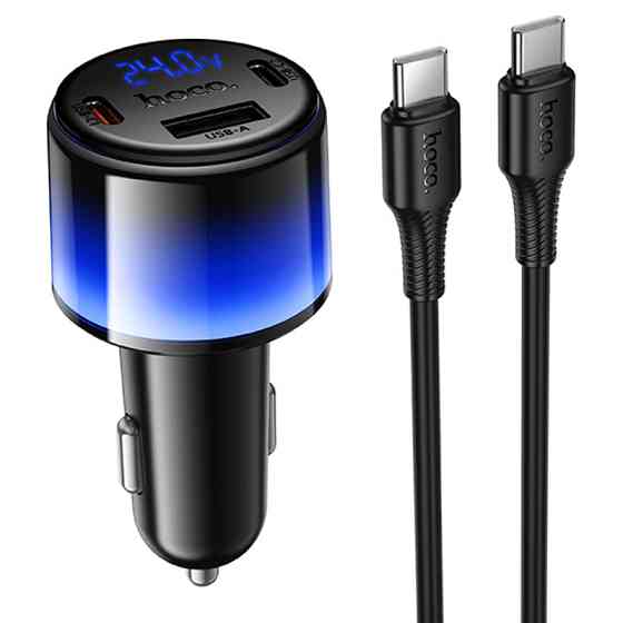АЗУ Hoco Z69B Vivido PD57W+QC3.0 (1USB-A/2C) + кабель Type-C to Type-C Херсон