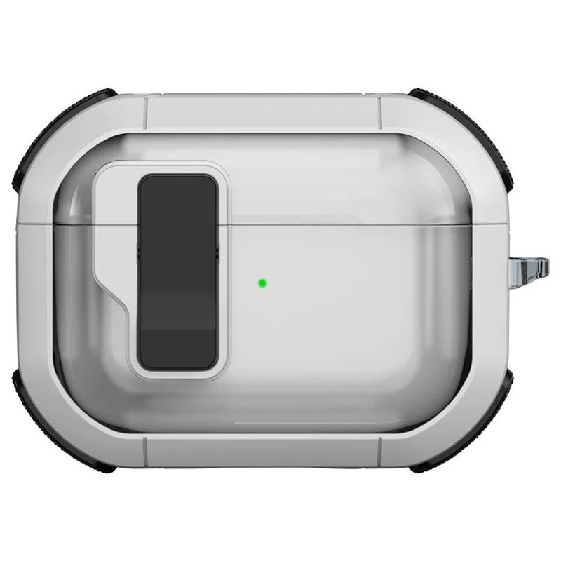 Футляр противоударный Locking Button для наушников Airpods Pro 2 / Pro Херсон - зображення 1