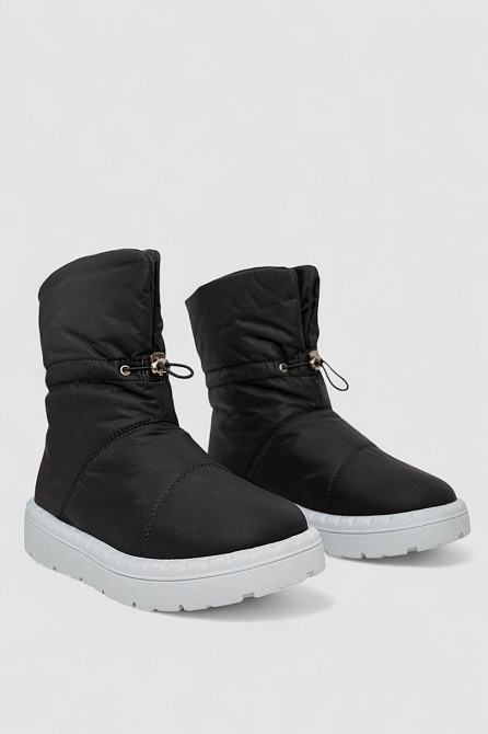 Дутики жіночі зимові на хутрі, колір чорно-сірий, 248RFM200 ( 36-41р.) Одесса - изображение 1