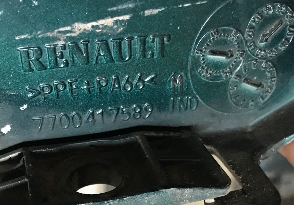 Бу крыло переднее правое Renault Laguna 2, 7700417589, цвет NV903 Кропивницький - зображення 4