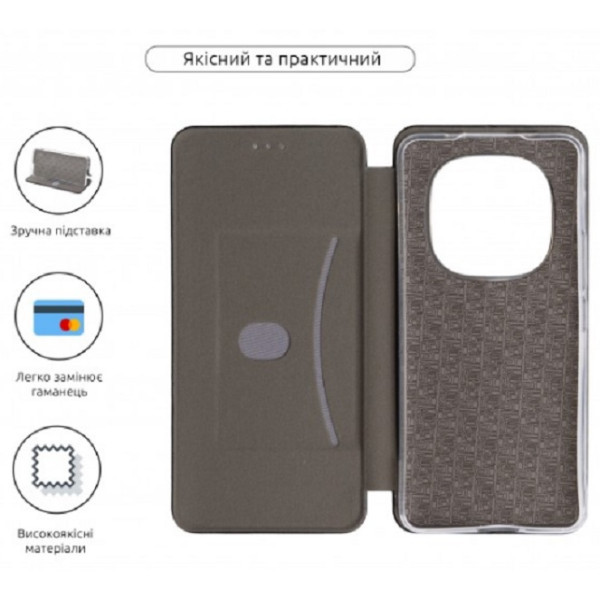 Чохол-книжка ArmorStandart G-Case для Xiaomi Redmi Note 15 Pro 4G Grey (ARM89971) Харків - зображення 2