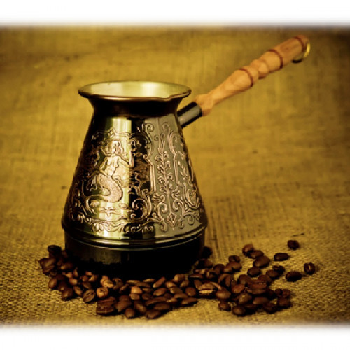 Турка мідна Німфи 500мл чорний нікель SNT 50081 Київ - зображення 1