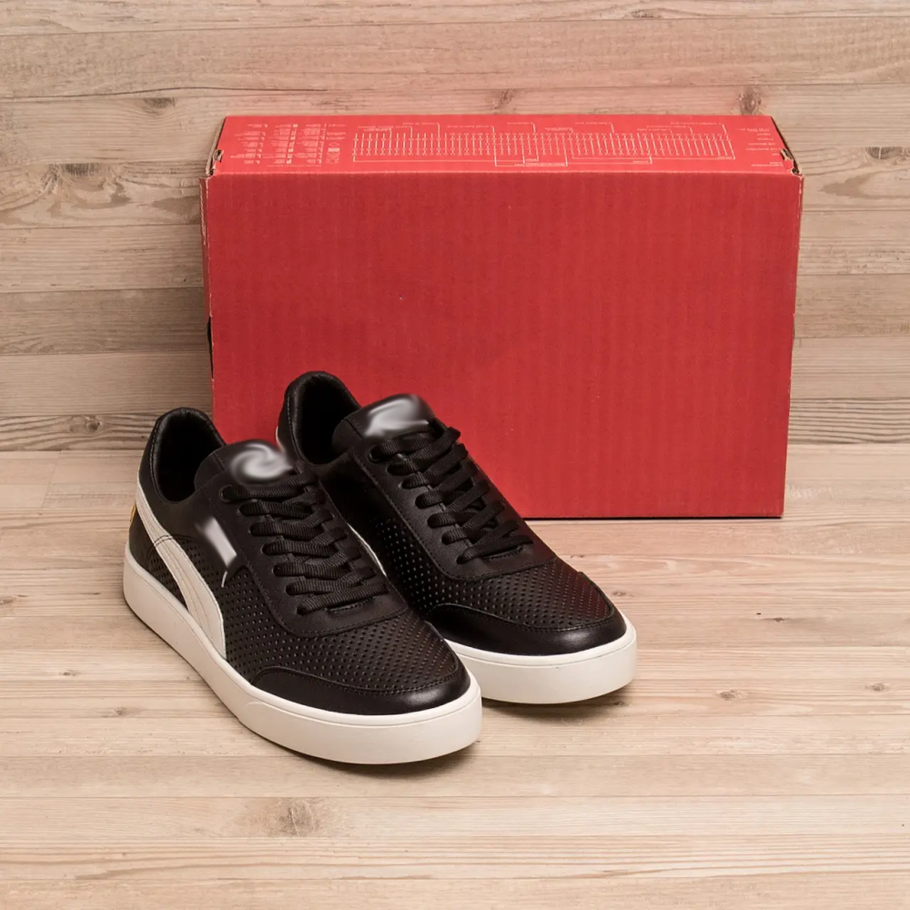 Чоловічі літні шкіряні кеди перфорація Киев - изображение 6