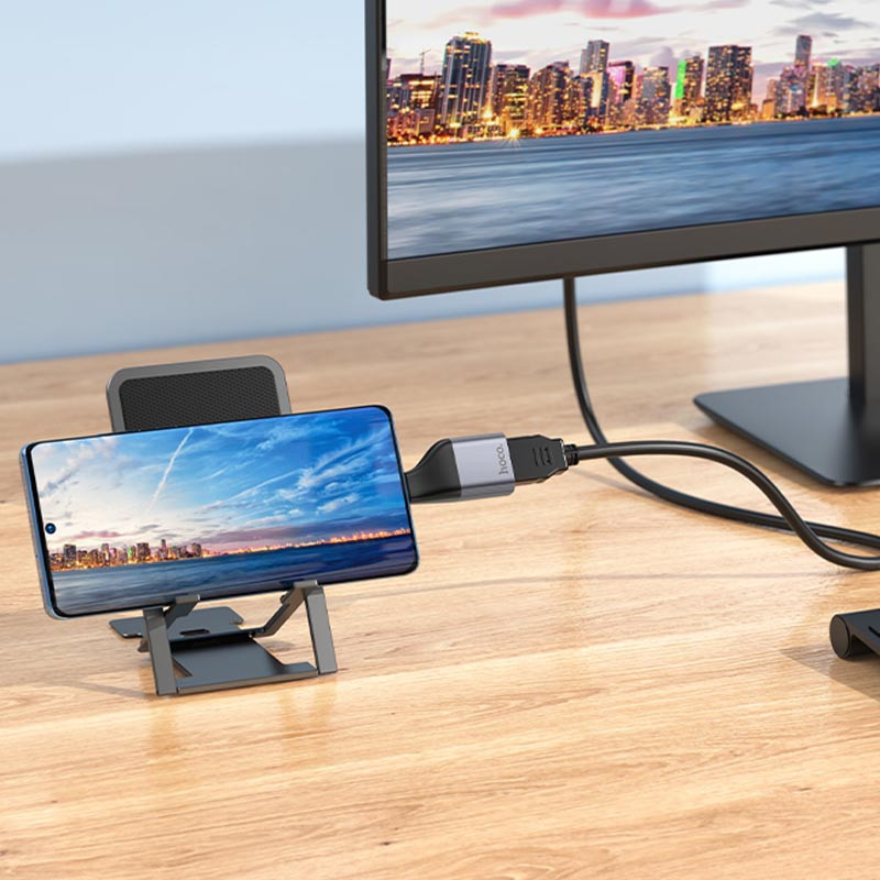 Переходник Hoco UA33 Type-C to HDTV Херсон - зображення 5