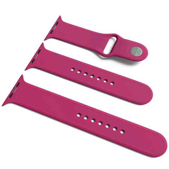 Уценка Силиконовый ремешок для Apple Watch Sport Band 38/40/41/42mm(ser.10) (S/M & M/L) 3pcs Херсон