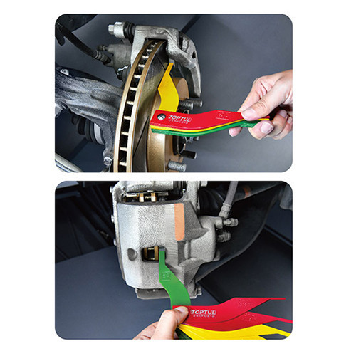 Набор щупов для измерения толщины колодок дисковых тормозов 8ед. (2-12 мм)  TOPTUL JEGF0212 Харьков - изображение 2