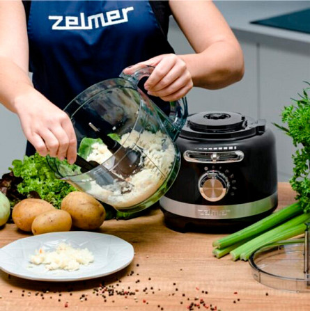 Кухонный комбайн Zelmer ZFP9000B 2000 Вт черный Київ - зображення 4