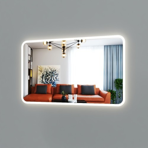 ДЗЕРКАЛО З LED ПІДСВІЧУВАННЯМ 500 x 800 мм. Київ - зображення 1