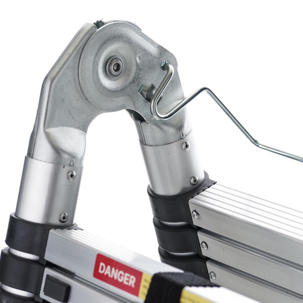 Стремянка телескопическая алюминиевая с шарниром Avior DA7A14. 2×7 ступенек Артикул: DA7A14 Київ - зображення 7