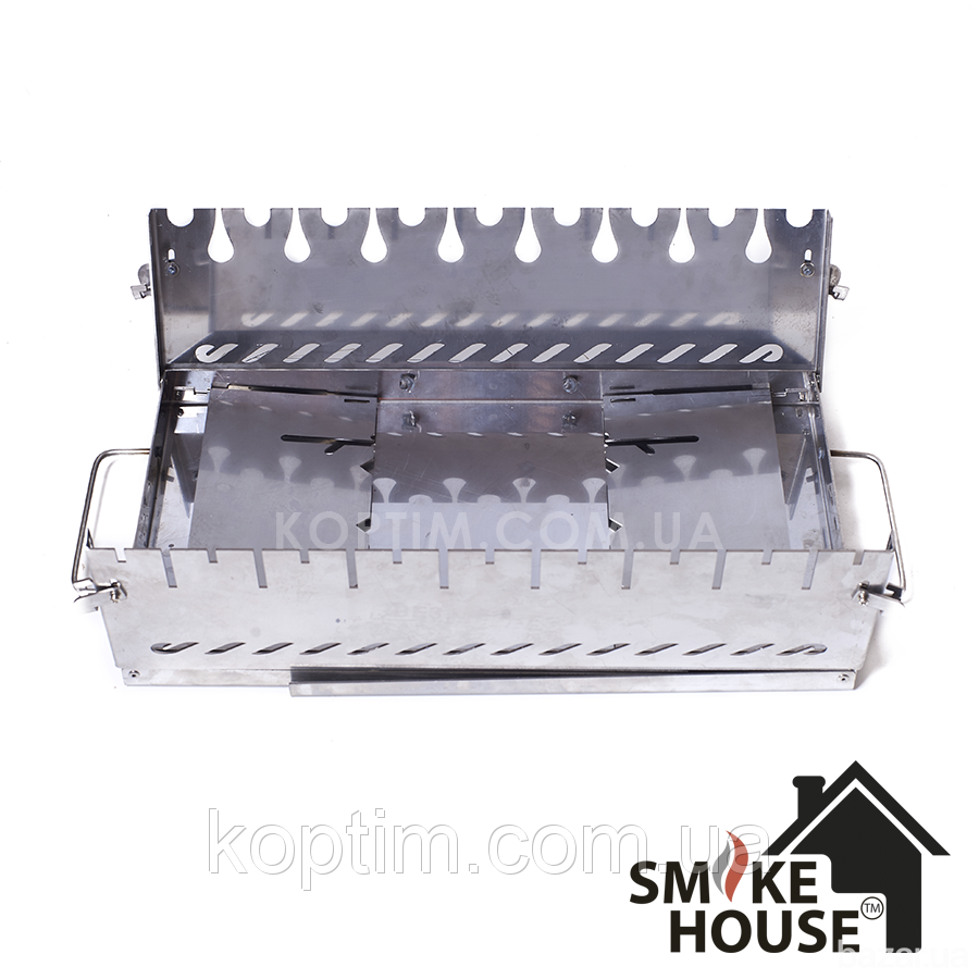 Раскладной мангал из нержавеющей стали Smoke House Case8 DeLuxe Харьков - изображение 3