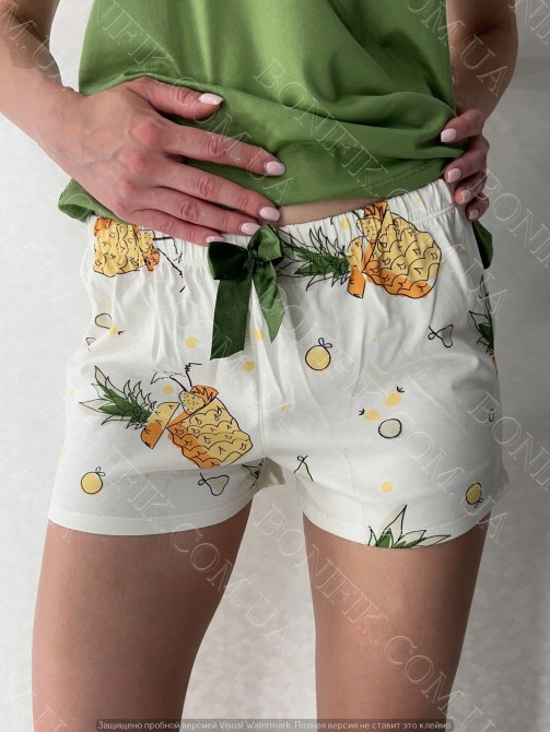 Женская пижама с шортами и майкой "Anabella" (12308) (арт. 1404) Кривий Ріг - зображення 3