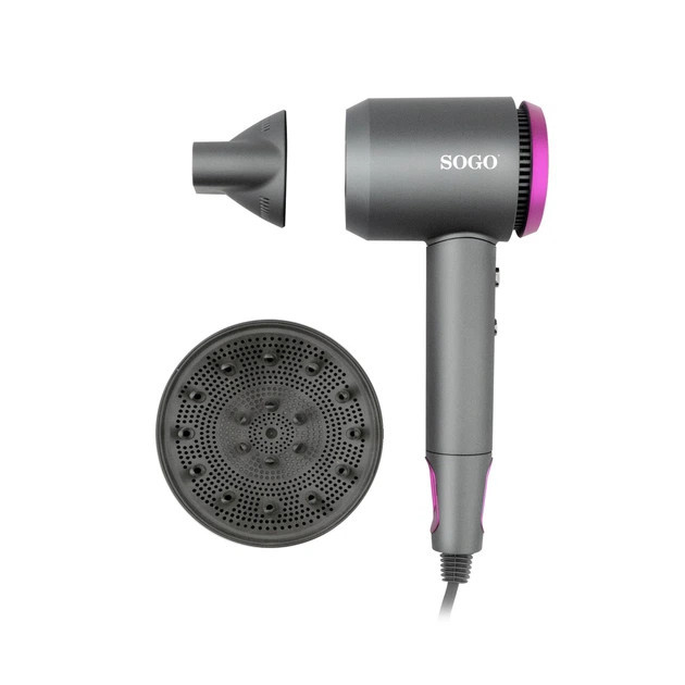 Фен SOGO SS-3225 1800 Вт серый Киев - изображение 2