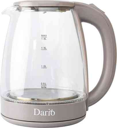 Электрочайник Dario DR-1802 grey 1.8 л серый Київ