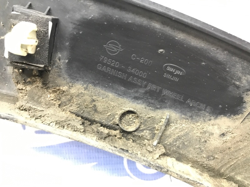 Накладка крыла SsangYong Korando C200 2.0 DIESEL 2010 перед. прав. (б/у) Київ - зображення 7