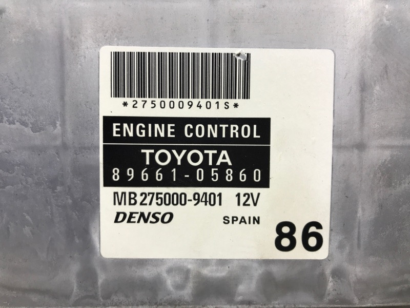 Блок управления двигателем Toyota Avensis T25 1.8 БЕНЗИН 1ZZFE 2002 (б/у) Київ - зображення 4