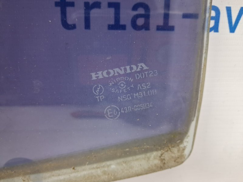 Стекло двери заднее левое Honda Civic FD 1.8 БЕНЗИН R18A 2005 (б/у) Київ - зображення 3