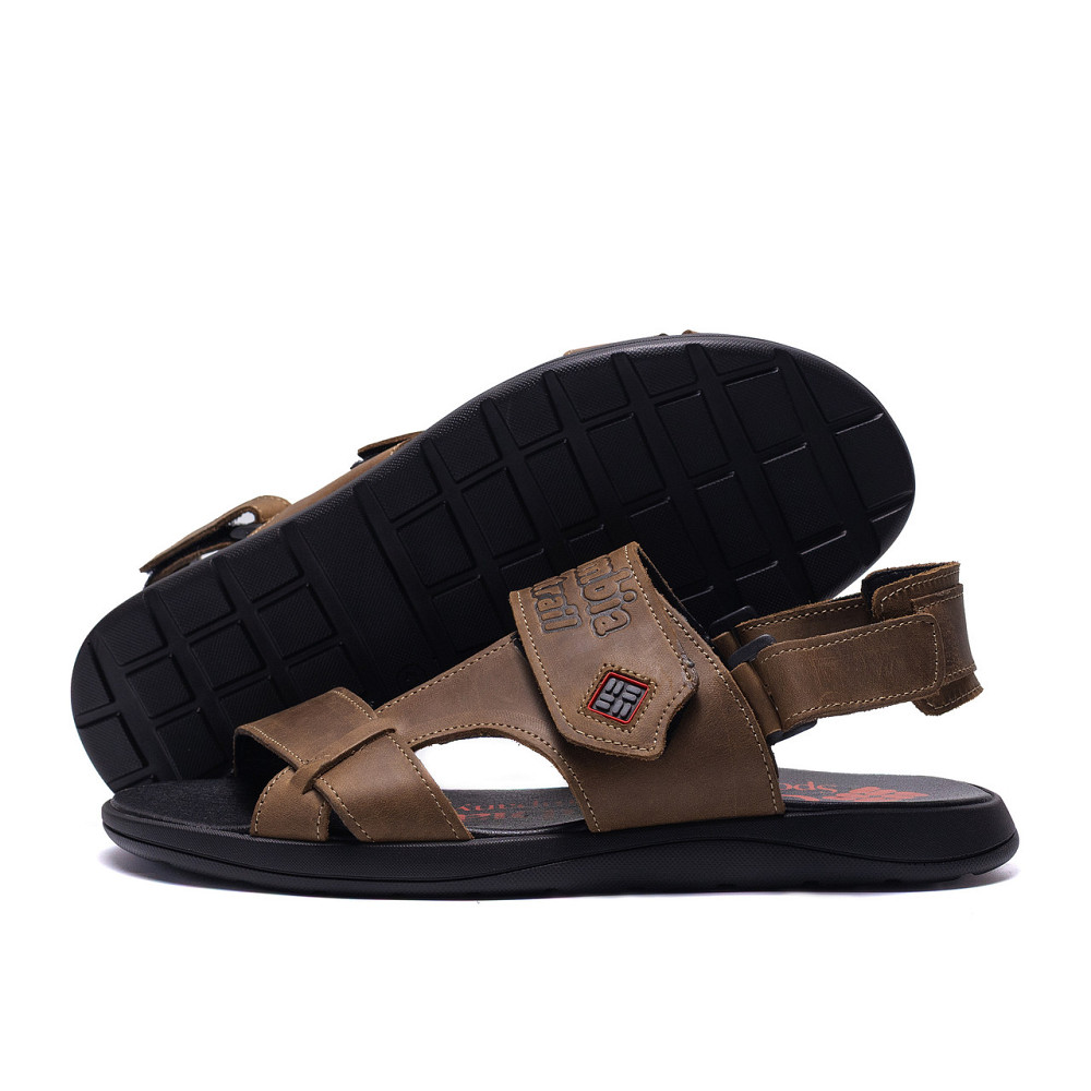 Мужские кожаные сандалии  Brown Leather Київ - зображення 1
