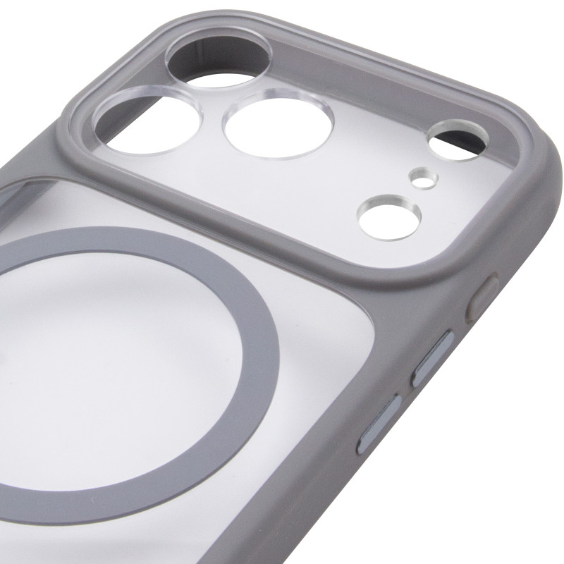 Чехол TPU+PC GETMAN Moon Clear with MagSafe для Apple iPhone 17 Pro Max (6.9") Херсон - зображення 5