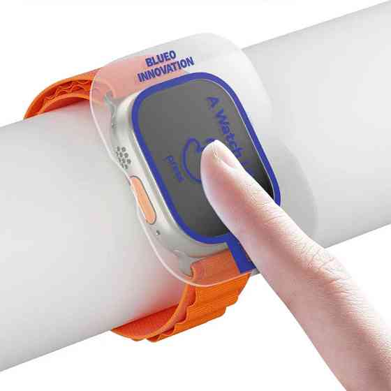 Защитное 2.5D стекло Blueo Corning Gorilla Glass для Apple Watch Ultra 1/2/3 49mm Херсон