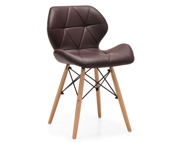 Стілець Стар м'який екошкіра коричнева Днепр - изображение 2