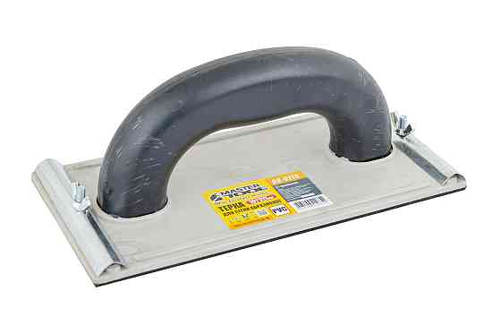 Терка пластиковая для сетки абразивной MASTERTOOL 101х217 мм жесткая платформа PVC 4 мм 08-0119 Харків