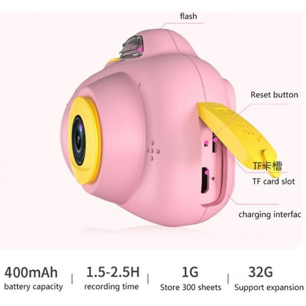 Epik Дитяча фотокамера D6 Pink (Код товару:35570) Харків - зображення 4