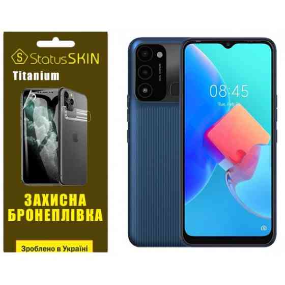 Поліуретанова плівка StatusSKIN Titanium для Tecno Spark Go 2022 (KG5m) Глянцева (Код товару:36105) Харків