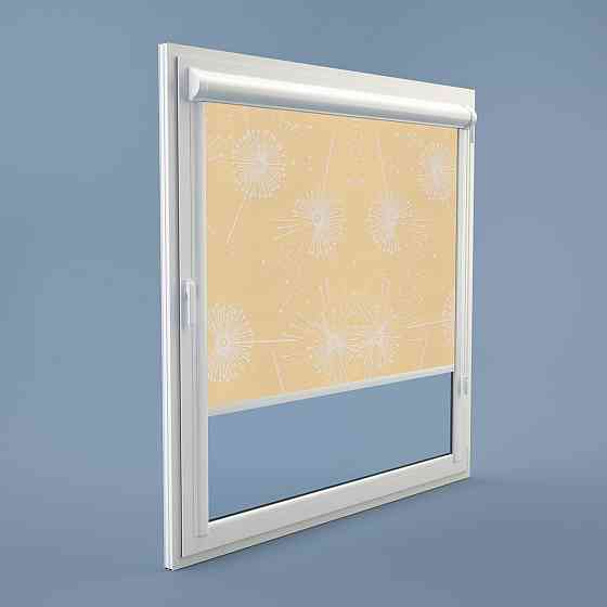 Рулонна штора Rolets Квіти 2-54289-650 65x170 см закритого типу Персикова Київ