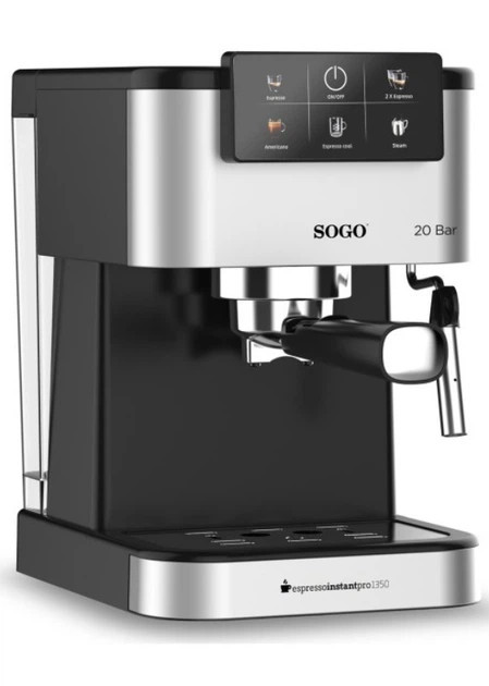 Кофеварка рожковая Sogo SS-5668 1350 Вт черная Киев - изображение 3