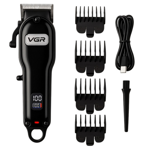 Машинка для стрижки аккумуляторная VGR V-251 7 Вт черная Киев - изображение 1