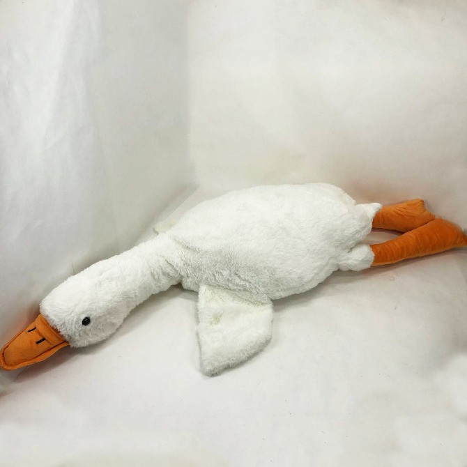 Гігантська м'яка плюшева іграшка Гусь-обіймусь 110 см білий подушка Гусь-обіймашка Львов - изображение 3