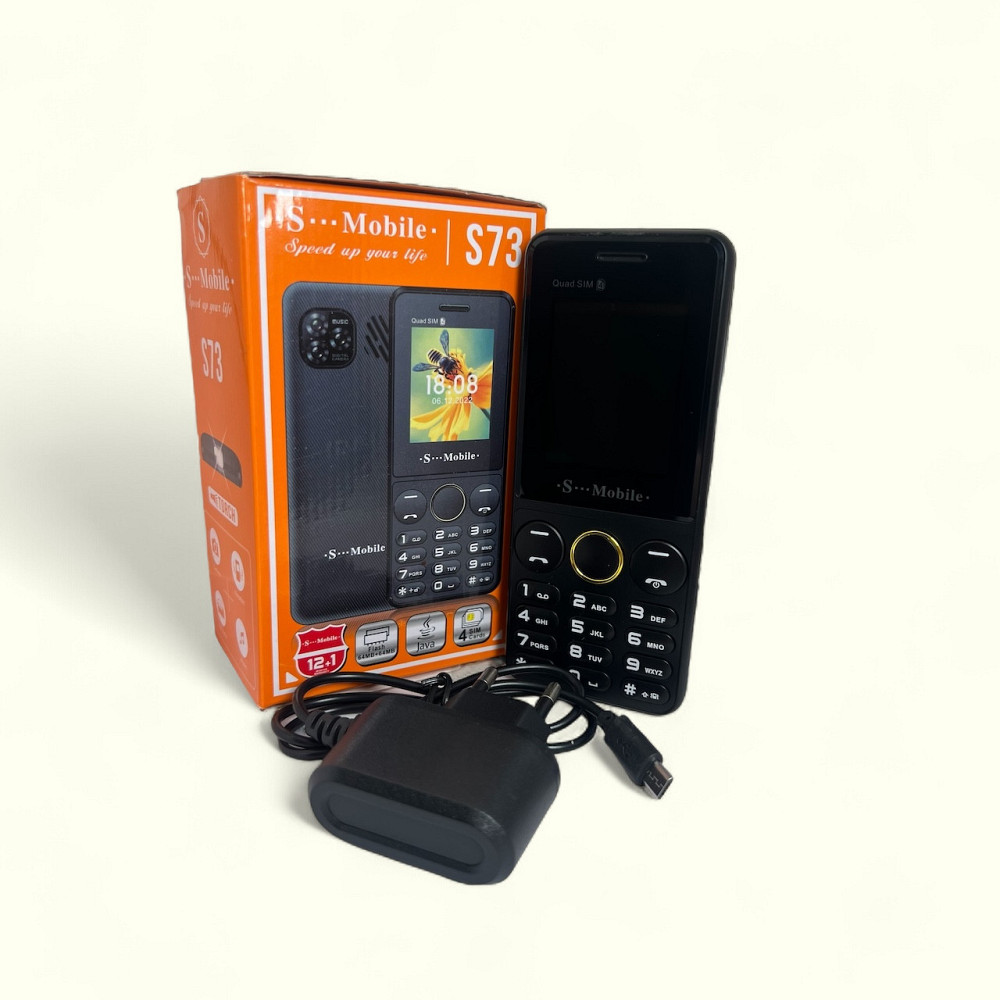 Кнопочный мобильный телефон на 4 сим карты AIEK s-mobile S73 Black Київ - зображення 10