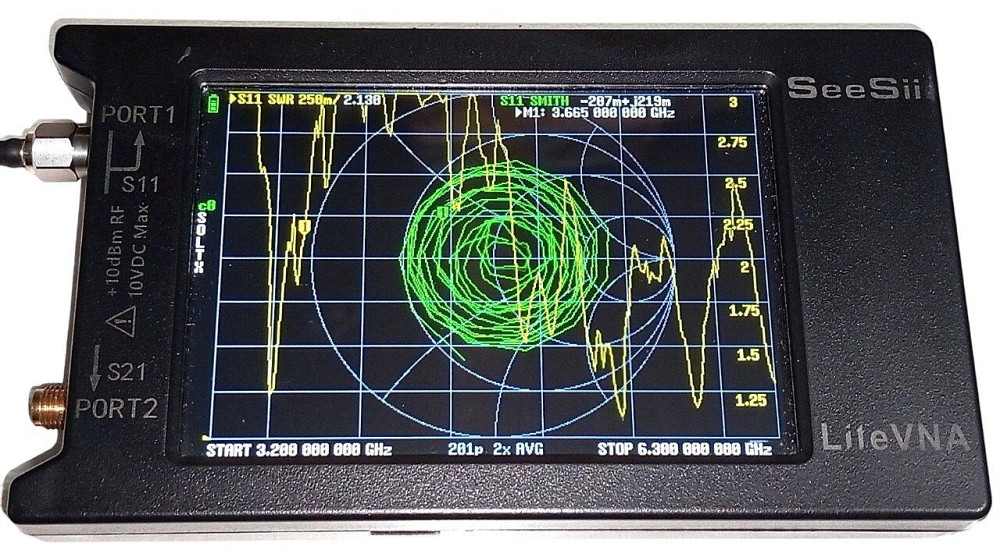 Антенна 3470-3670/4055-5150/5230-6120MHz 12dB, до 30W, Arkbird двойной биквадрат FPV/Wi-Fi, кабель R Дніпро - зображення 3