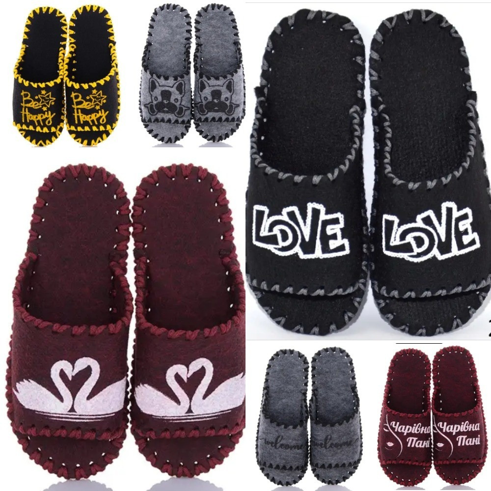 Капці фетрові. Забарвлення в асортименті. Київ - зображення 6