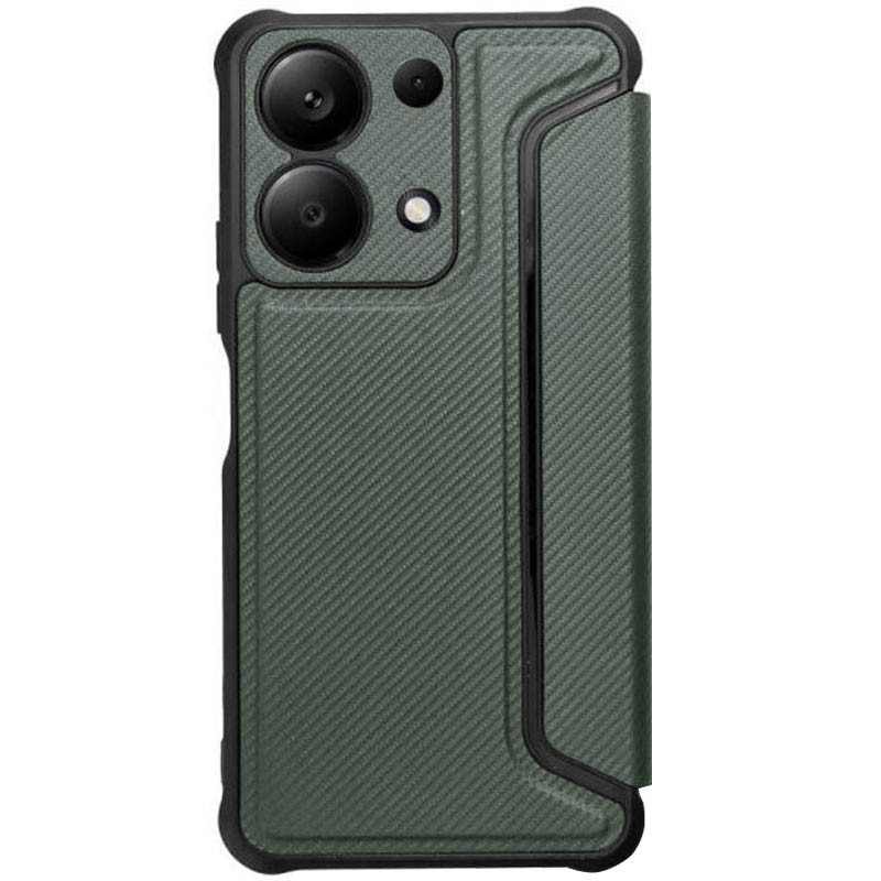 Кожаный чехол-книжка GETMAN Razor (PU) для Xiaomi Redmi 13 4G / Poco M6 4G Херсон - зображення 2