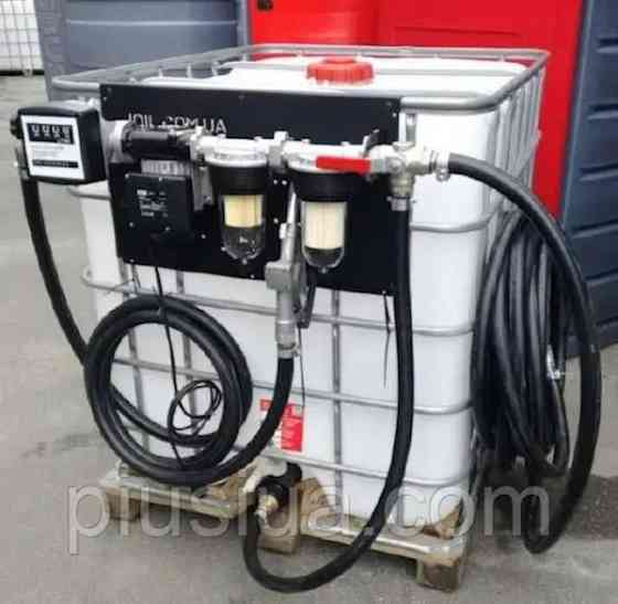 Мобільна міні АЗС Єврокуб на 1000 літрів для дизельного пального Харків