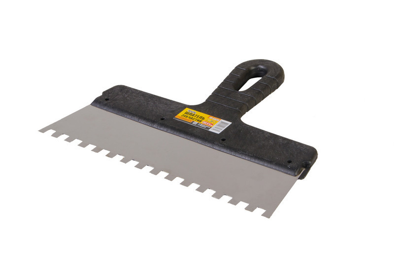 Шпатель зубчатый MASTERTOOL 250х8х8 мм 19-6825 Харків - зображення 1