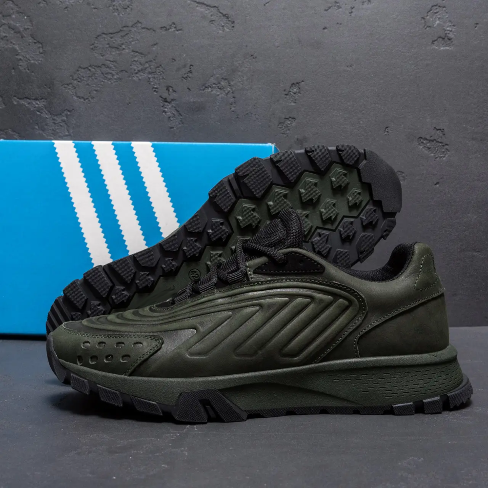 Мужские кожаные кроссовки Originals Ozelia Green Киев - изображение 8