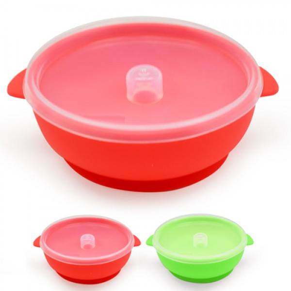 Тарілка дитяча на присоску Stenson Kids MH-4041 12х9.5х5.5 см Київ - зображення 1