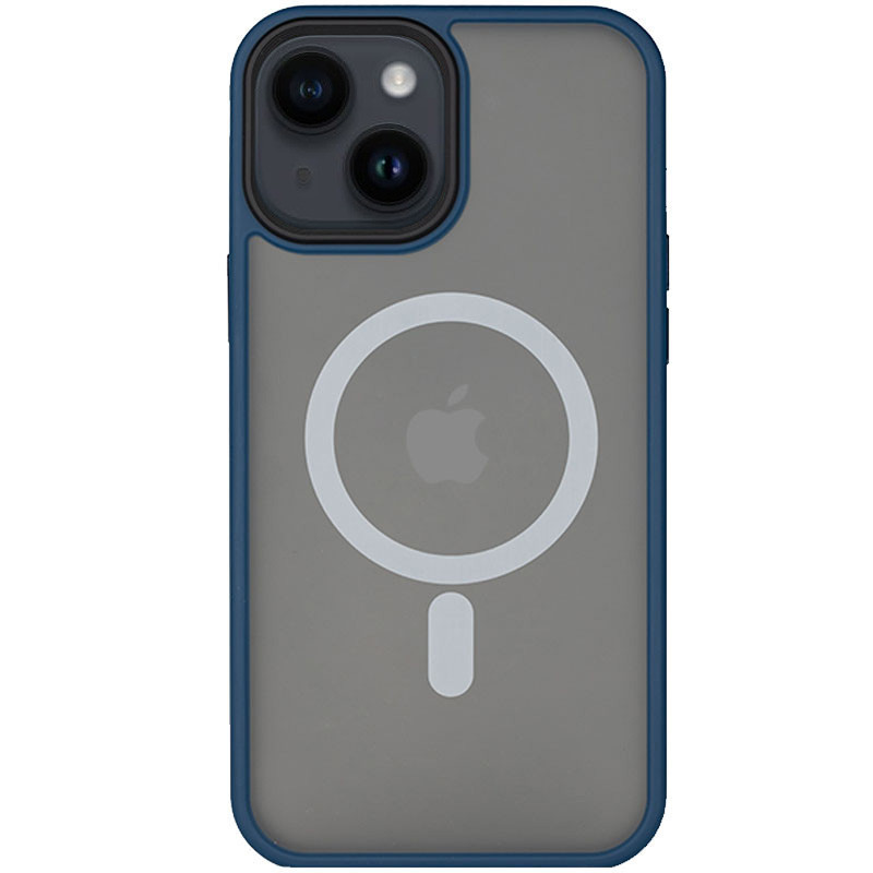 TPU+PC чехол Metal Buttons with MagSafe для Apple iPhone 14 (6.1") Херсон - зображення 4