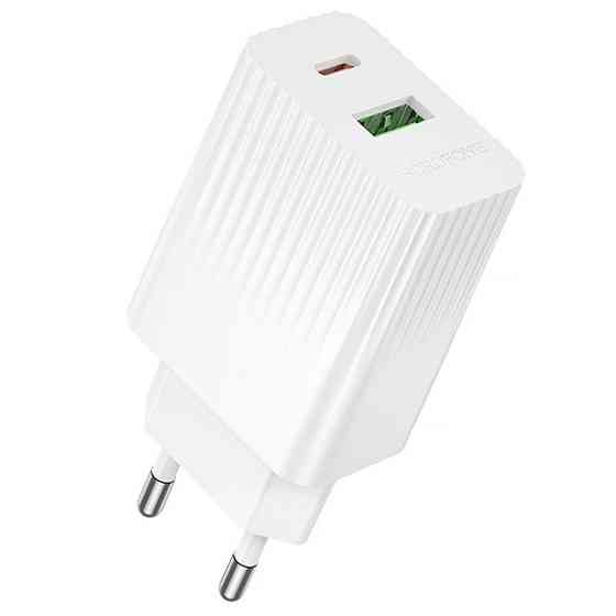 СЗУ Borofone BAS76A Source PD30W+QC3.0 (1USB-A/1C) Херсон
