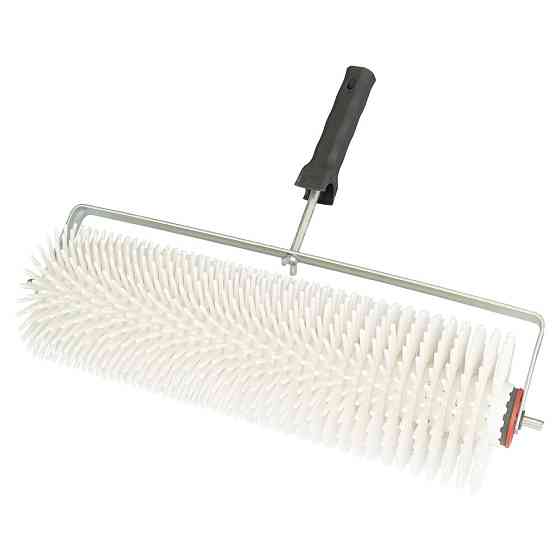 Валик аэрационный игольчатый MASTERTOOL 120/400 мм с ручкой 92-8023 Харьков