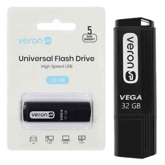 Флеш пам`ять Veron USB 32GB Vega Series 121 Black Харків