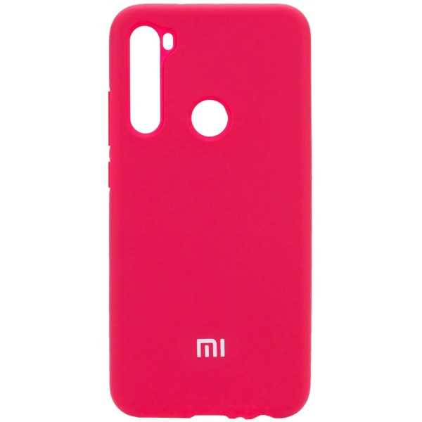 Чохол Silicone Case для Xiaomi Redmi Note 8/Note 8 2021 Hot Pink Харків - зображення 3