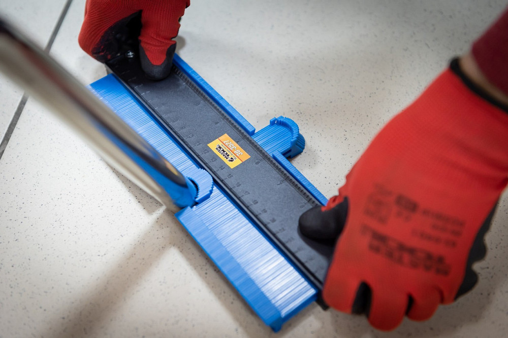 Шаблометр контурный MASTERTOOL 276х100х21 мм 30-3527 Харків - зображення 7