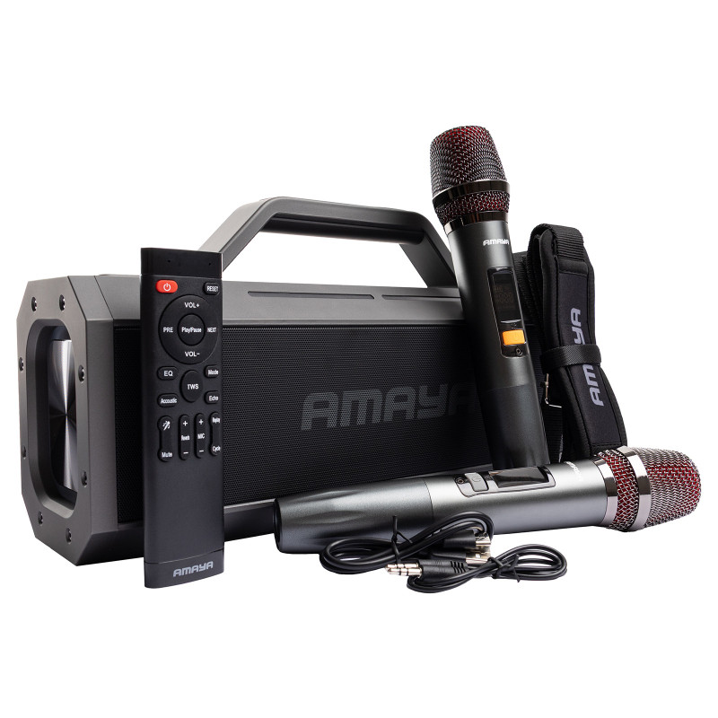 Уценка Bluetooth Колонка Amaya ASP-150 Two-person 150W + два микрофона Херсон - изображение 8