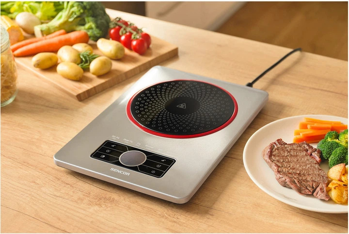 Электроплита Sencor SCP5010SS 1500 Вт серебристая Киев - изображение 7
